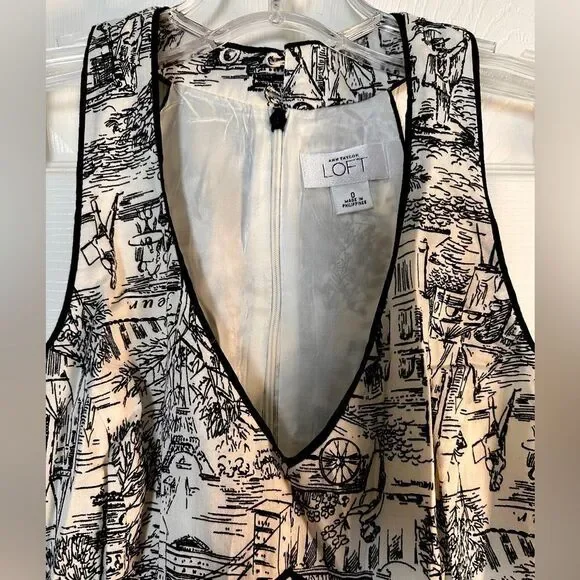 Vintage Loft Parisian Halter Dress - Picture 2 of 10